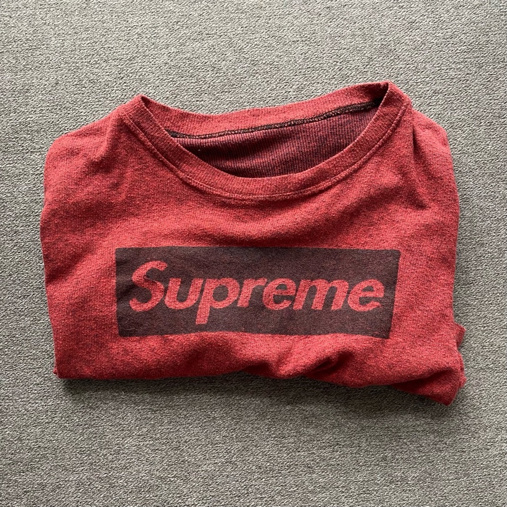 Supreme | Crop Long Sleeve Logo Crop Top